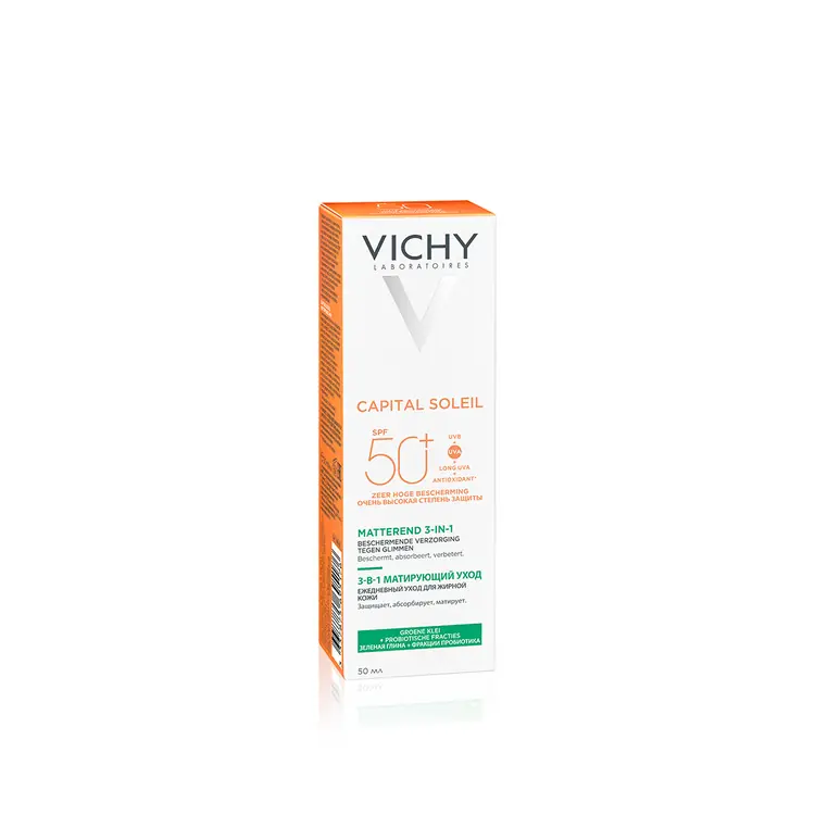 Vichy Capital Soleil Matirajuća njega 3-u-1 SPF50+ 50 ml