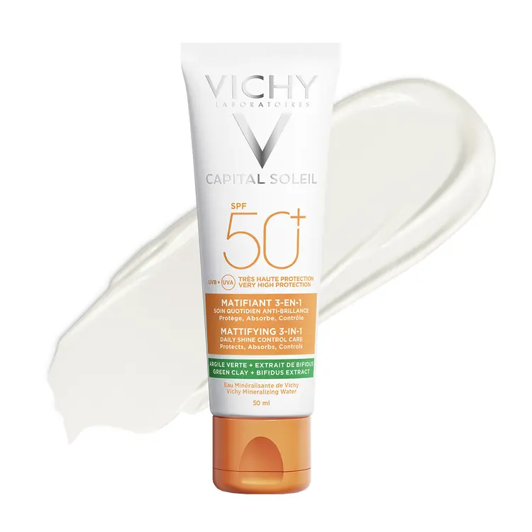 Vichy Capital Soleil Matirajuća njega 3-u-1 SPF50+ 50 ml