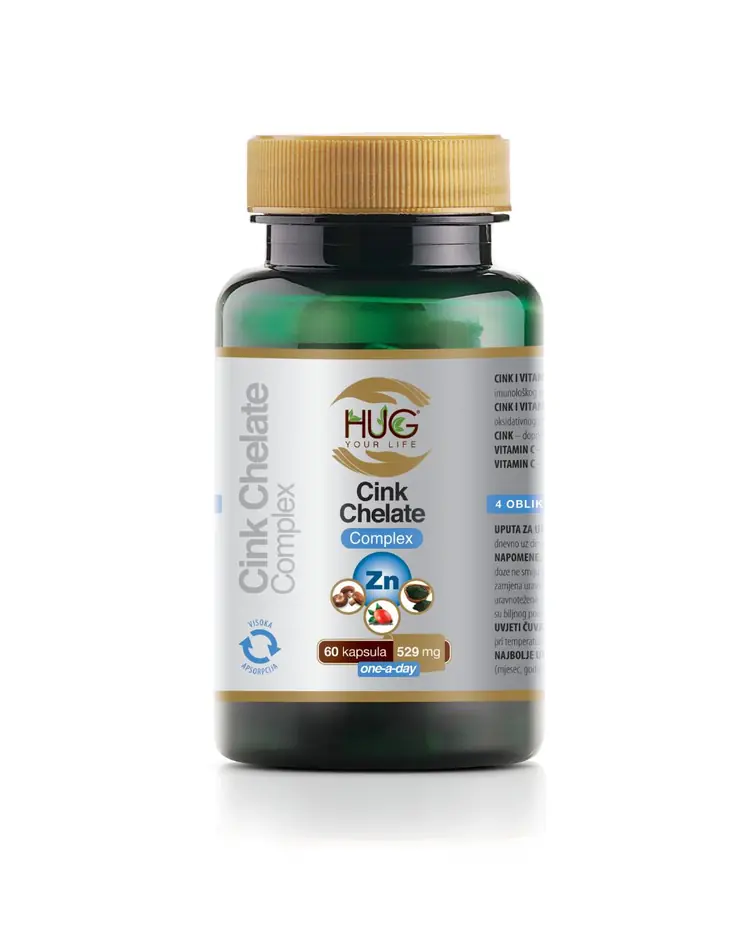 HUG Cink Chelate Complex, 60 kapsula