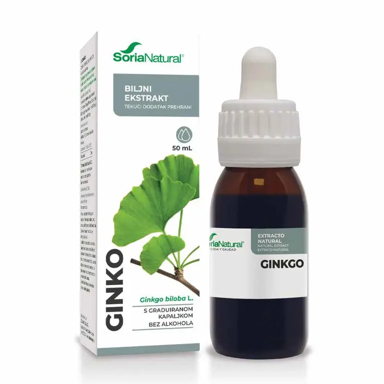 Soria Natural Ginko ekstrakt 50 ml kapi