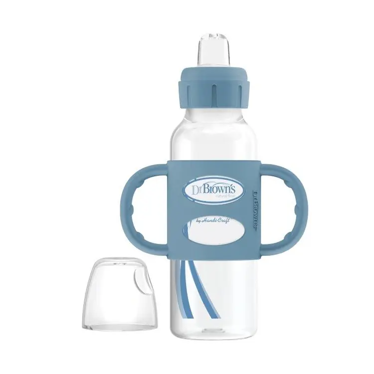 Dr. Brown's Sippy polipropilenska bočica sa ručkama 250 ml usko grlo, PLAVA