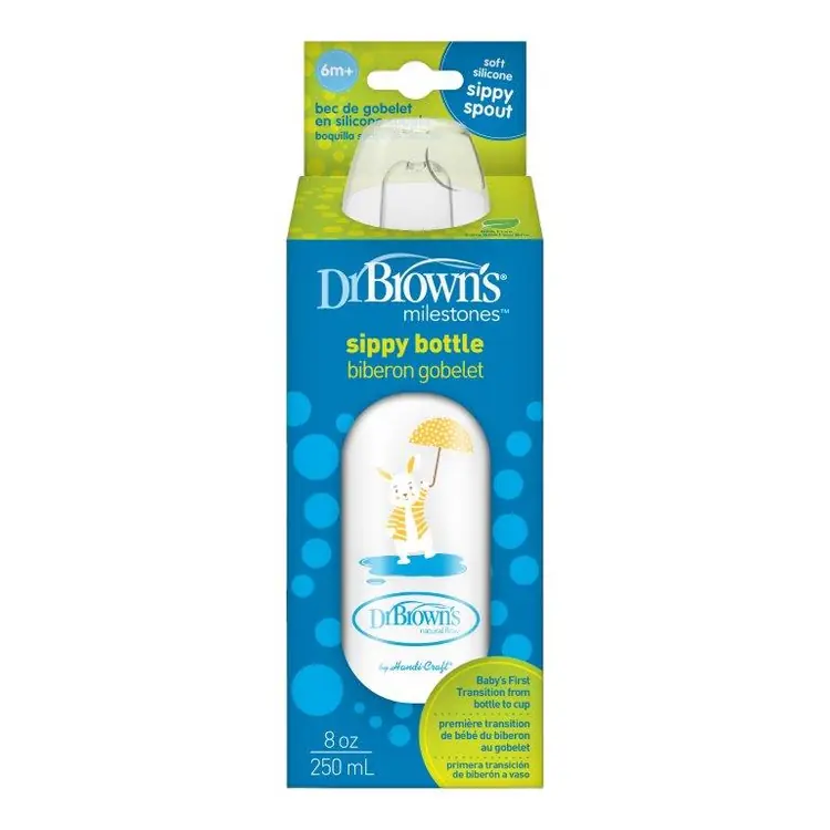 Dr. Brown's Options + polipropilenska Sippy bočica, 250 ml, usko grlo, ZEC