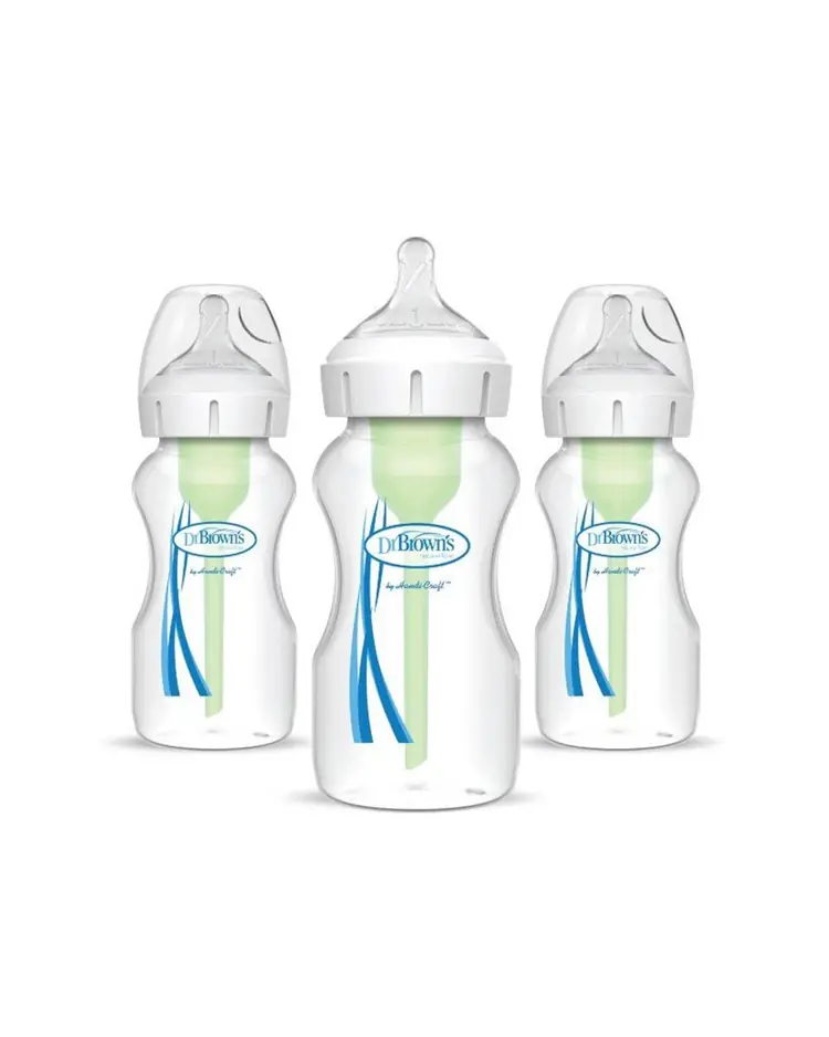 Dr.Brown's Options+ paket sa 3 polipropilenske bočice 270 ml široko grlo