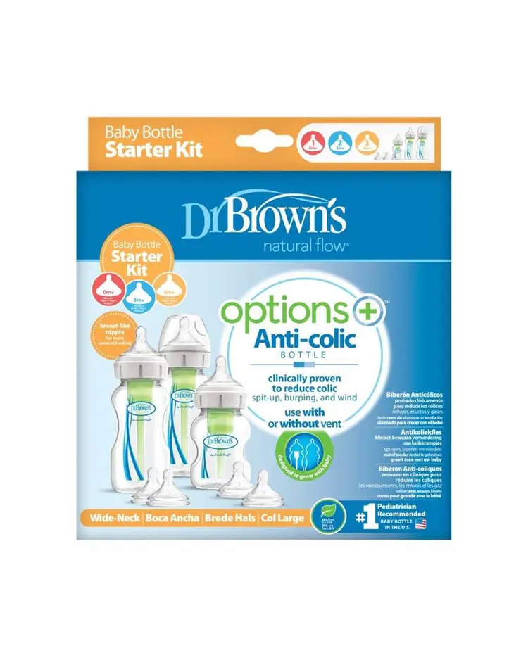 Dr. Brown's početni set polipropilen, široko grlo 1 set