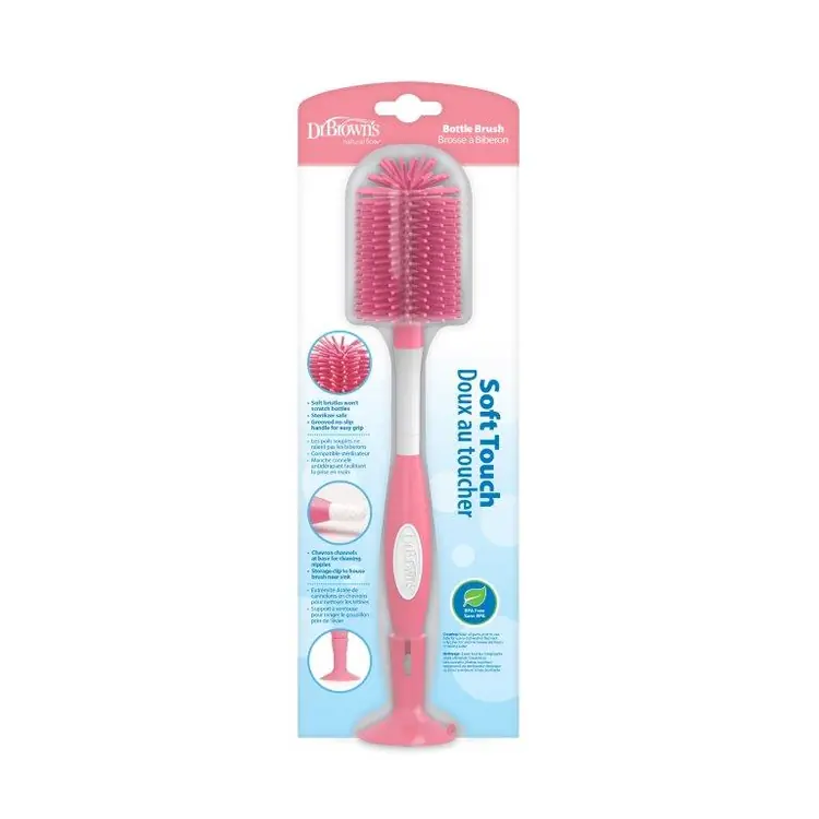 Dr. Brown's Soft Touch četka za čišćenje bočica, ROZA