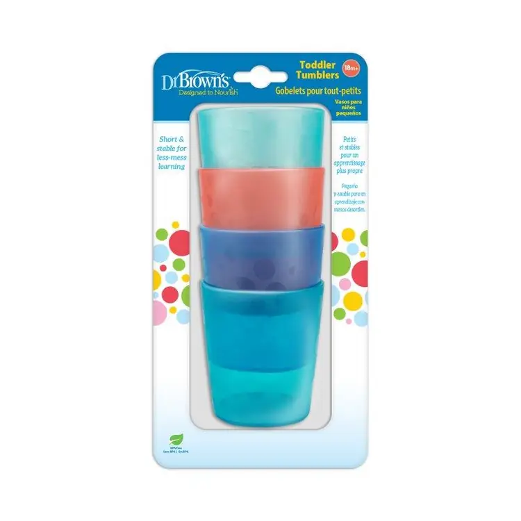 Dr. Brown's Toddler Tumblers set čaša, 4 komada
