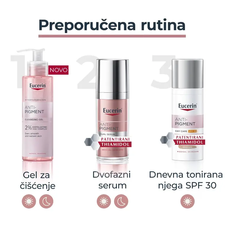 Eucerin Anti-Pigment dnevna tonirana njega SPF 30 (Tamna  nijansa), 50 ml