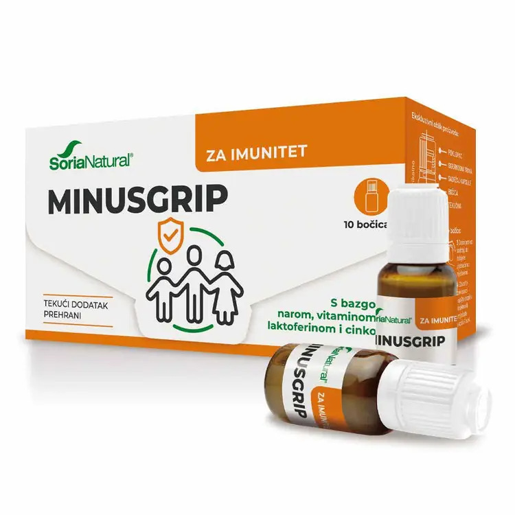 Soria Natural Minusgrip ampule, dodatak prehrani