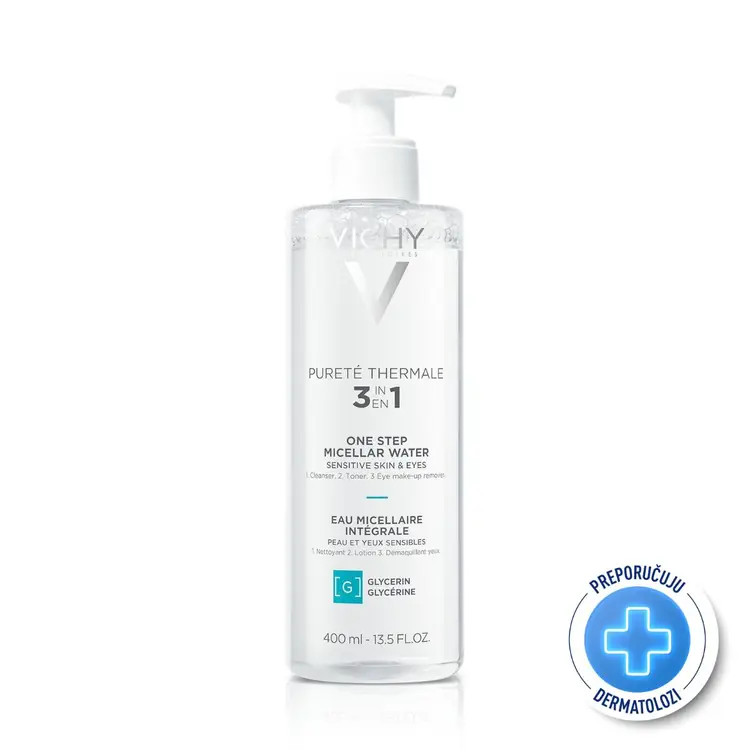 Vichy Purete Thermale Mineralizirana micelarna voda za čišćenje osjetljive kože 400 ml