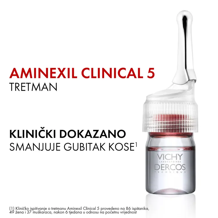 Vichy AMINEXIL CLINICAL 5 tretman protiv ispadanja kose za muškarce 21 ampula