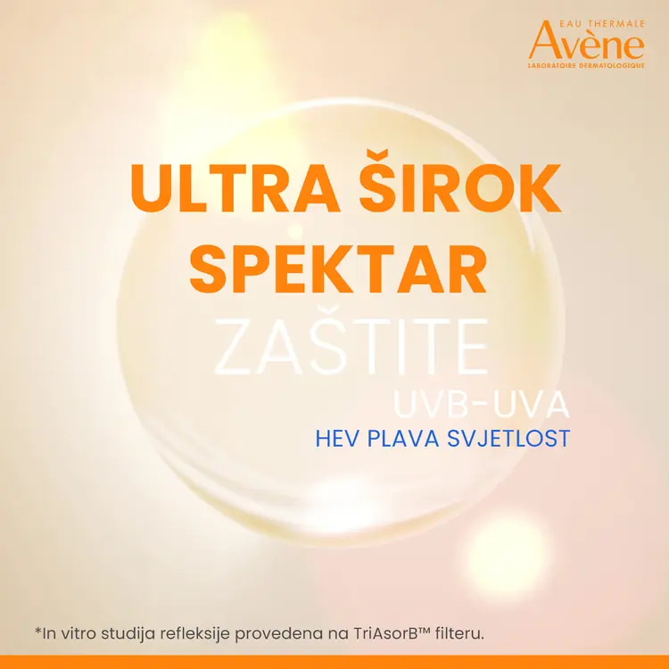 Eau Thermale Avène Vrlo visoka zaštita Ultra fluid tonirani SPF50+, 50 ml