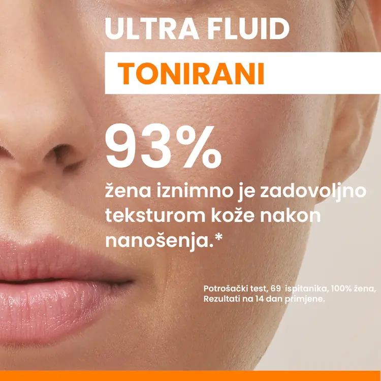 Eau Thermale Avène Vrlo visoka zaštita Ultra fluid tonirani SPF50+, 50 ml