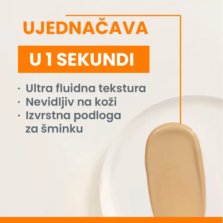 Eau Thermale Avène Vrlo visoka zaštita Ultra fluid tonirani SPF50+, 50 ml