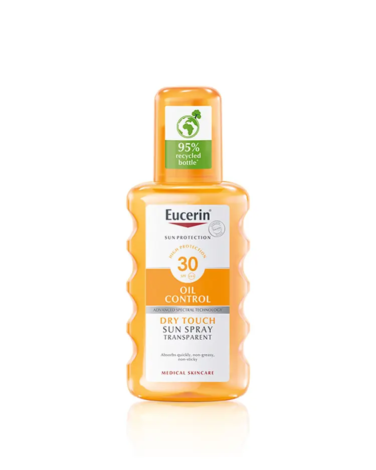 Eucerin Oil Control Transparent sprej za zaštitu od sunca SPF 30 200 ml