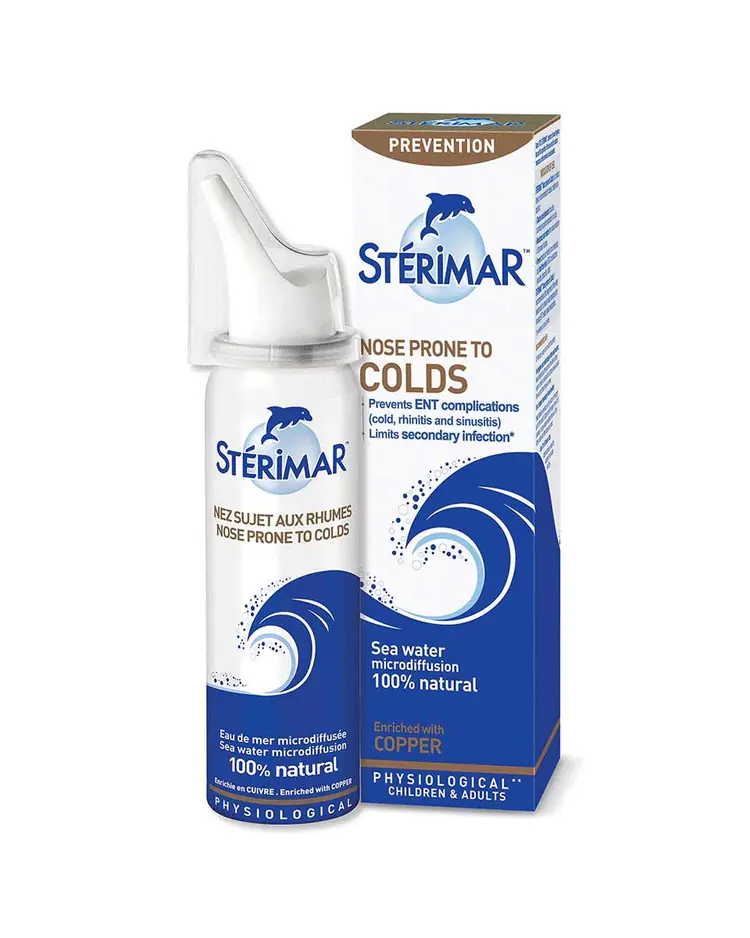 STÉRIMAR™ Cu obogaćen bakrom za nos sklon prehladama