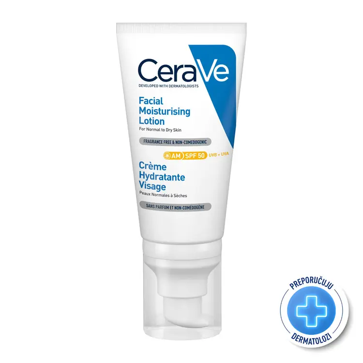CeraVe hidratantna njega za lice SPF 50, 52 ml