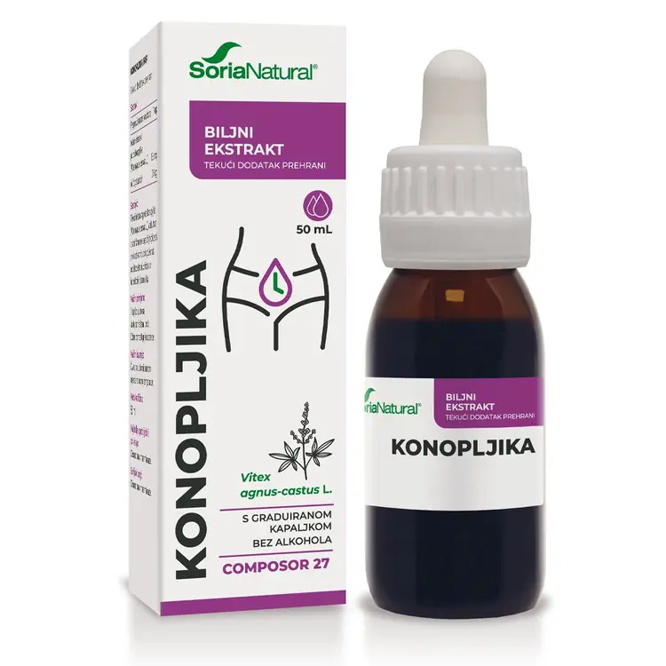 Soria Natural Konopljika ekstrakt 50 ml kapi