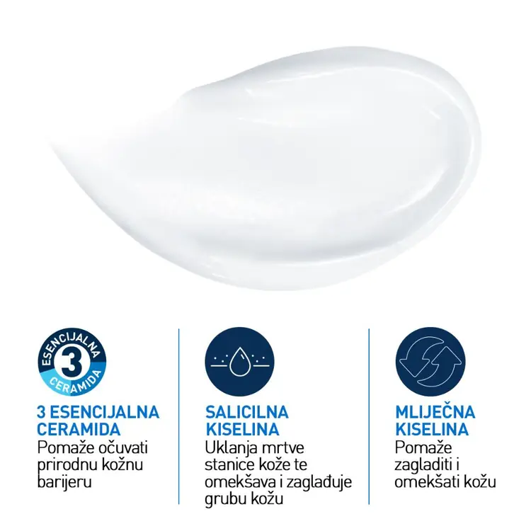 CeraVe SA krema za zaglađivanje suhe i grube kože od 340 ml