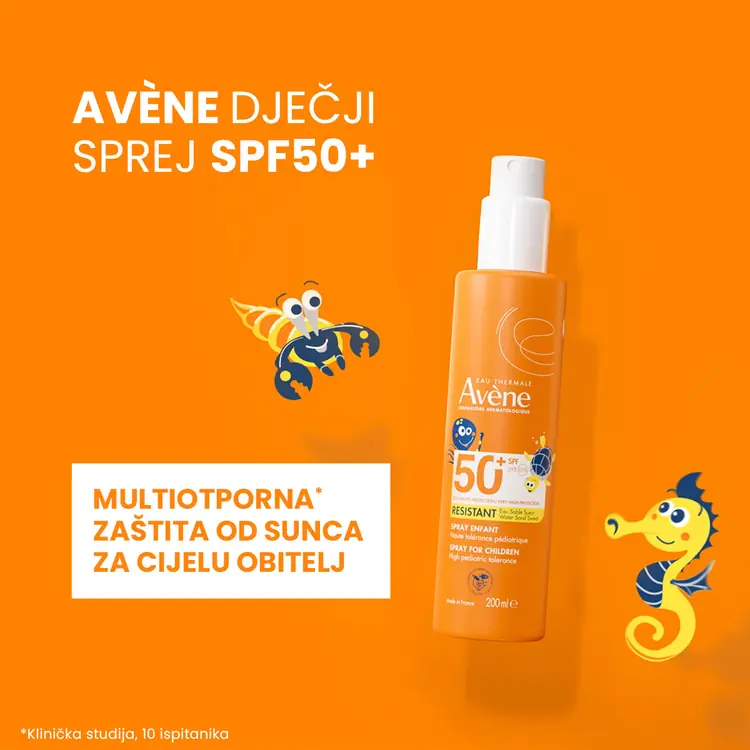 Avène Sun Vrlo visoka zaštita DJEČJI SPREJ SPF 50+, 200 ml