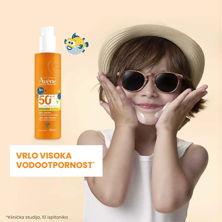 Avène Sun Vrlo visoka zaštita DJEČJI SPREJ SPF 50+, 200 ml