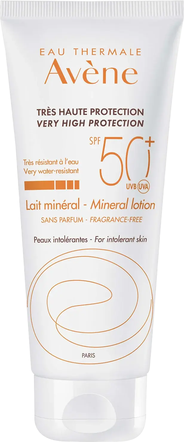 Eau Thermale Avène mineralno mlijeko za netolerantnu kožu  SPF 50+ 100 ml tuba