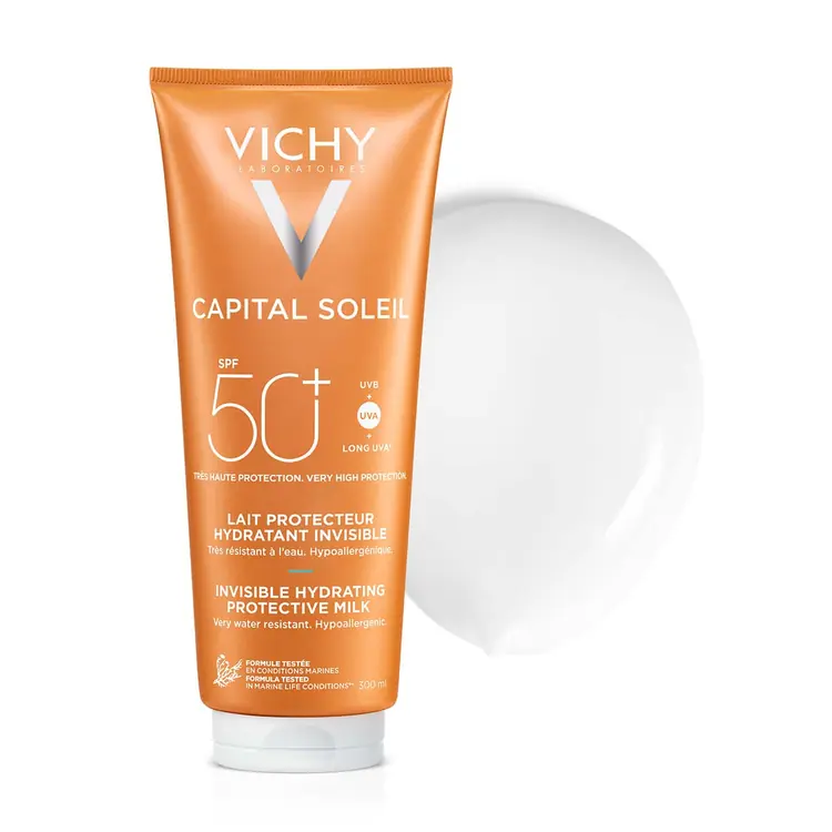 Vichy Capital Soleil mlijeko za tijelo SPF 50+ obiteljsko pakiranje 300 ml