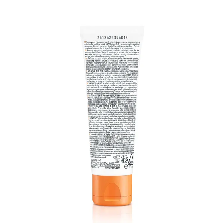 Vichy Capital Soleil krema za zaštitu od sunca s anti-age efektom SPF 50 50 ml