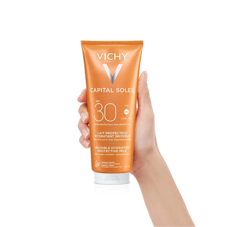 Vichy Capital Soleil mlijeko za tijelo SPF 30 obiteljsko pakiranje 300 ml