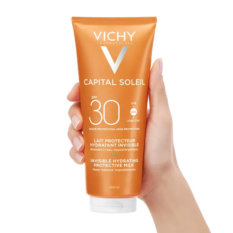 Vichy Capital Soleil mlijeko za tijelo SPF 30 obiteljsko pakiranje 300 ml