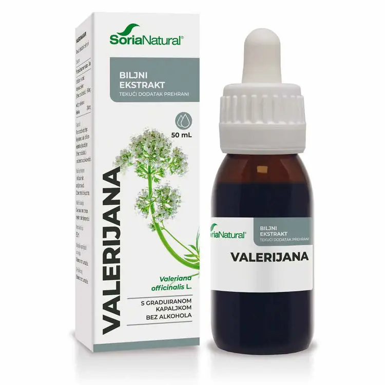 Soria Natural Valerijana ekstrakt 50 ml kapi