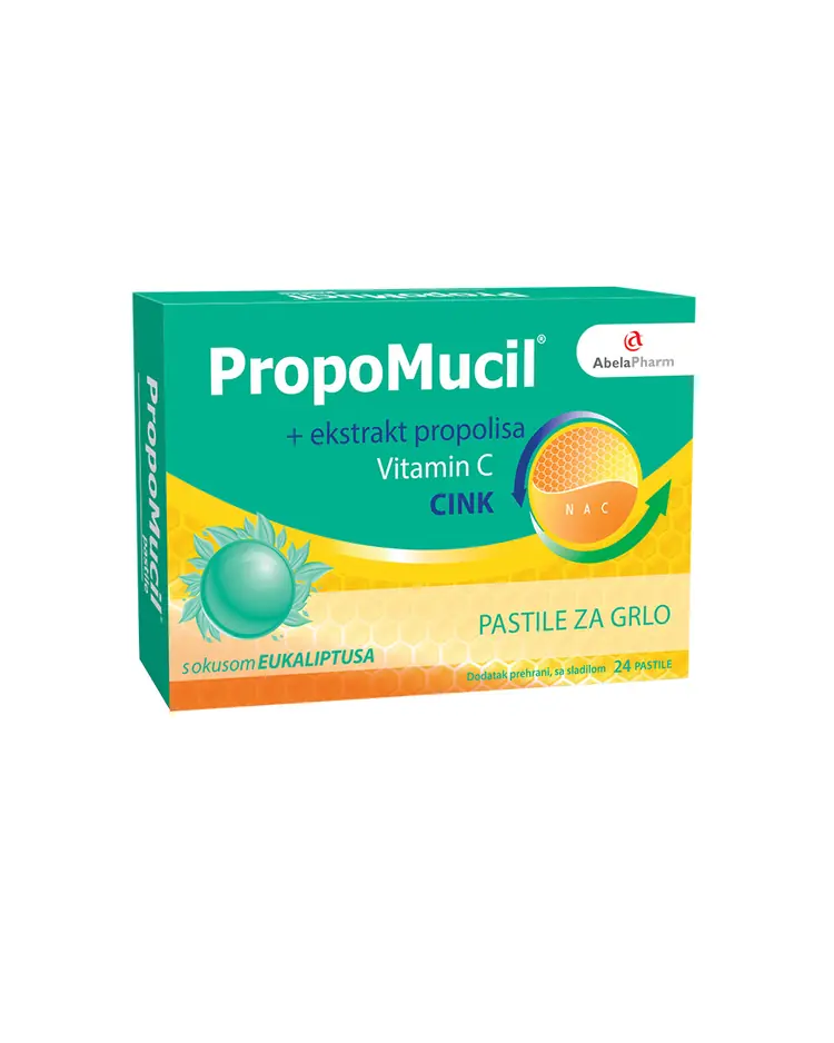 PropoMucil pastile eukaliptus 24 pastile