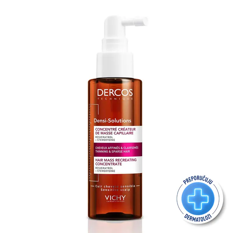 Vichy Decros Densi-Solutions koncentrirana njega za tanku i rijetku kosu 100 ml