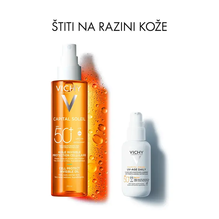 Vichy Capital Soleil Cell protect oil SPF50+ 200ml
