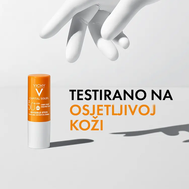 Vichy Capital Soleil stick za osjetljiva područja SPF 50+, 9g