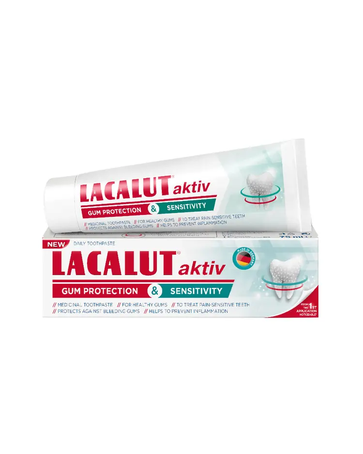 Lacalut aktiv gum protection & sensitivity zubna pasta