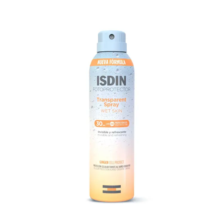 ISDIN Fotoprotector Wet Skin SPF 30 Prozirni sprej za tijelo 250 ml