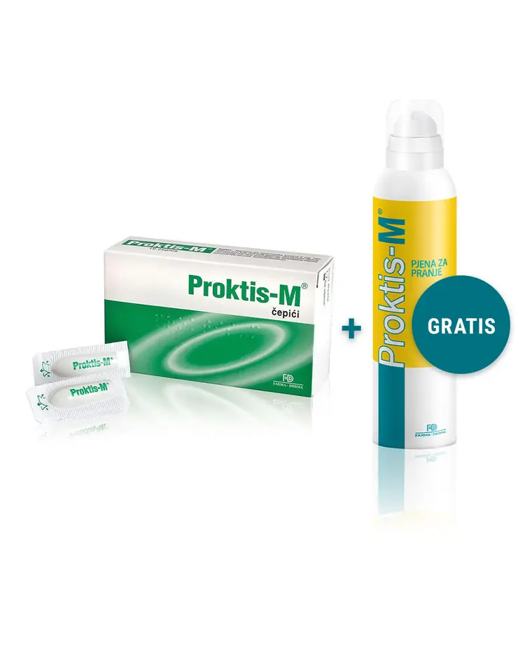 Proktis-M čepići PROMO 10 čepića + 150 ml