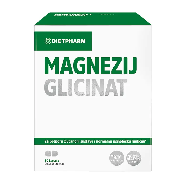 Dietpharm Magnezij Glicinat, 80 kapsula