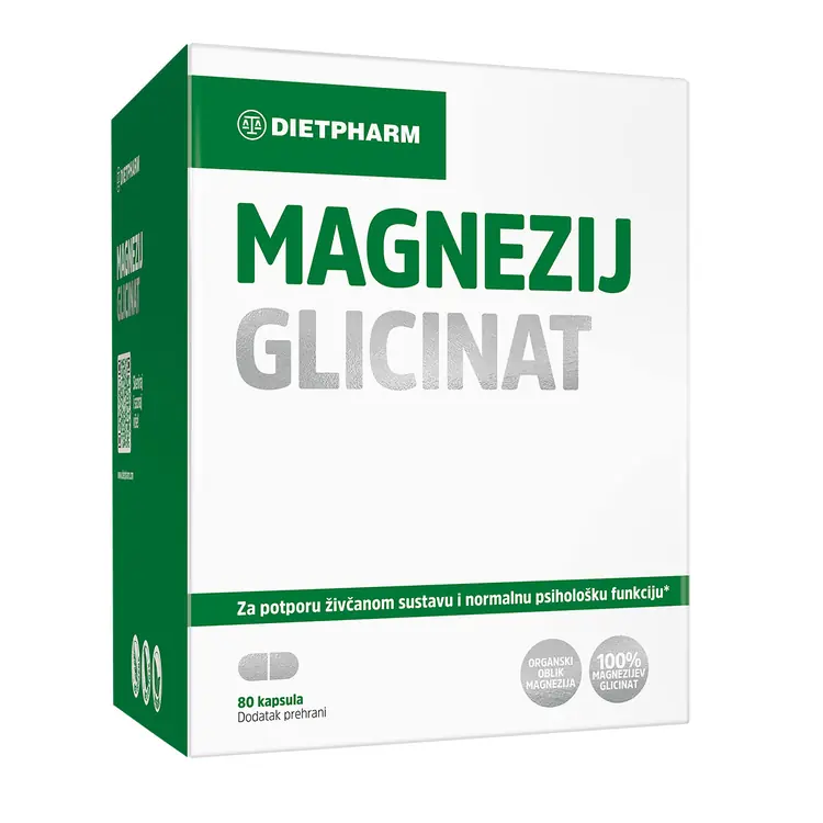 Dietpharm Magnezij Glicinat, 80 kapsula