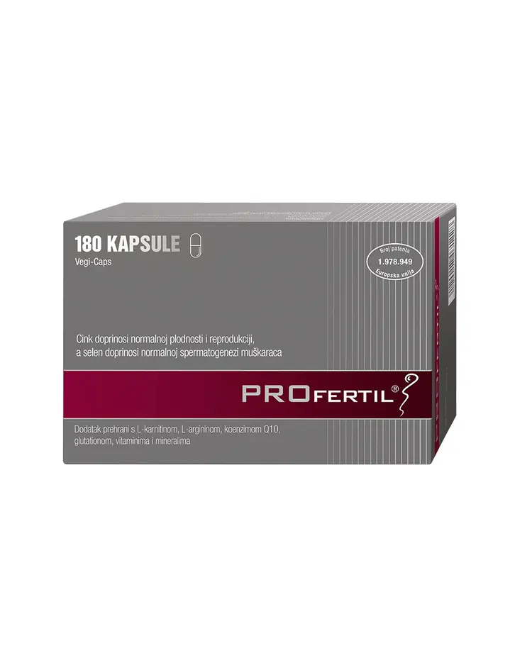 PROfertil kapsule za plodnost i reprodukciju muškaraca, 180 kom