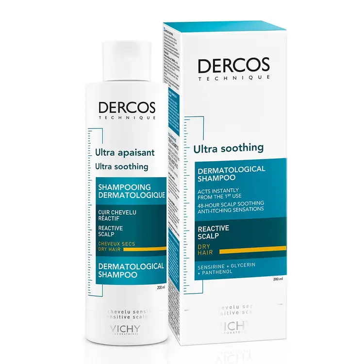 Vichy Dercos šampon za umirivanje osjetljivog vlasišta za suhu kosu 200 ml