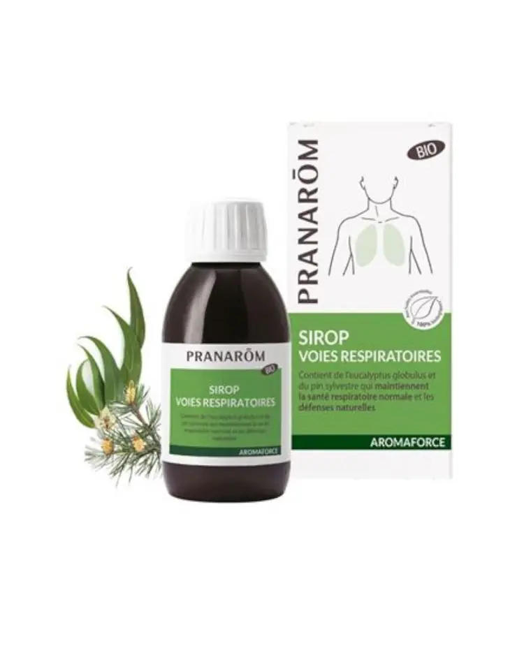 Pranarom Aromaforce sirup za dišne puteve BIO Ecocert 150 ml