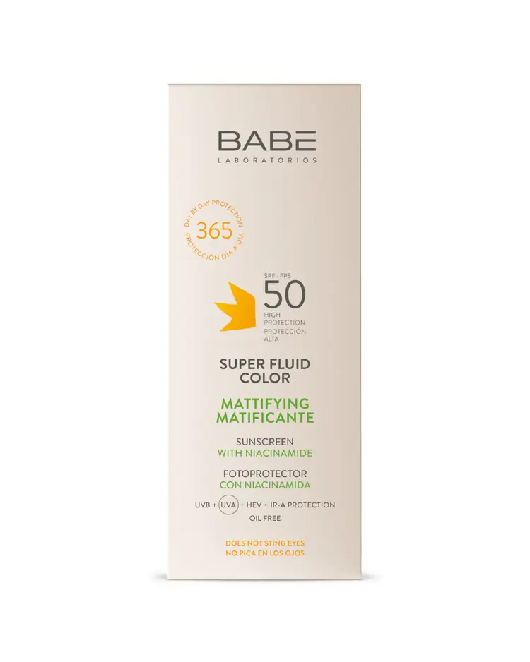 Lab. BABÉ Super fluid MATTIFYING Color SPF50 50ml