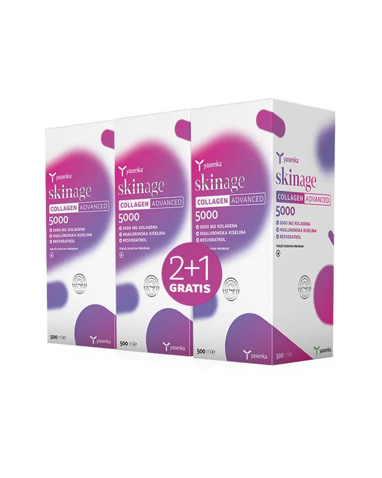Yasenka Skinage collagen advanced 5000, 2+1 500 ml