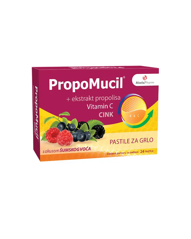 PropoMucil pastile šumsko voće 24 pastile