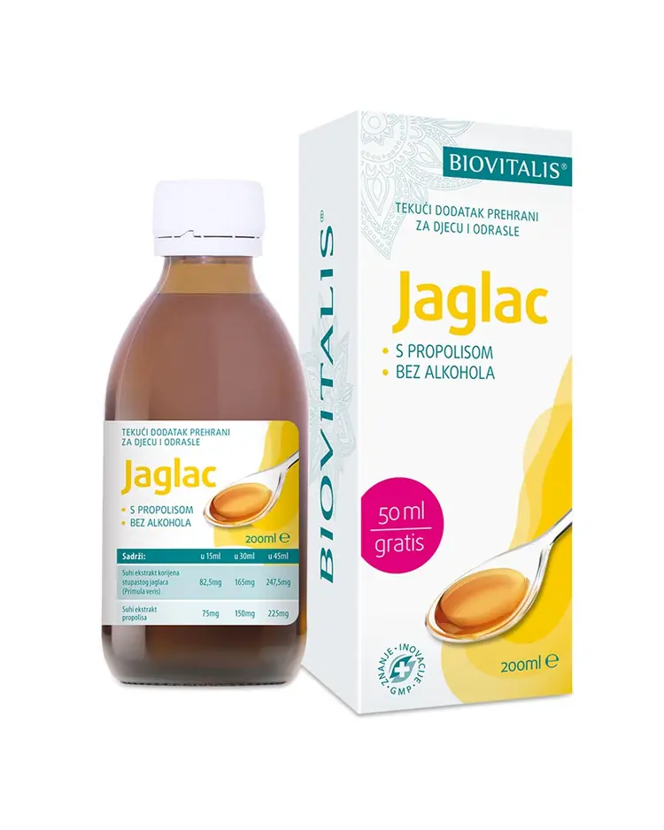 Biovitalis Jaglac tekući dodatak prehrani za djecu i odrasle. s propolisom. 200 ml