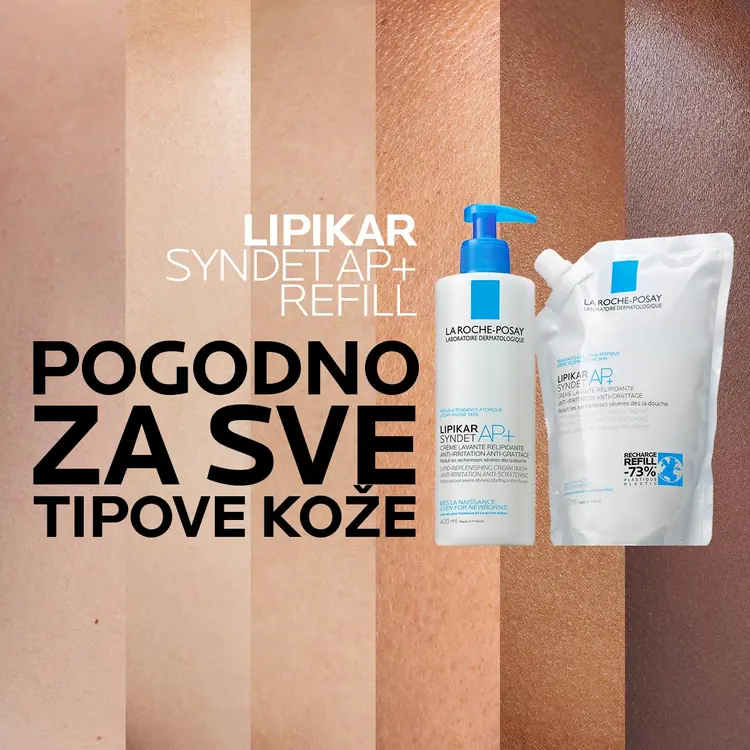 La Roche-Posay Lipikar Syndet AP+, REFILL 400 ml