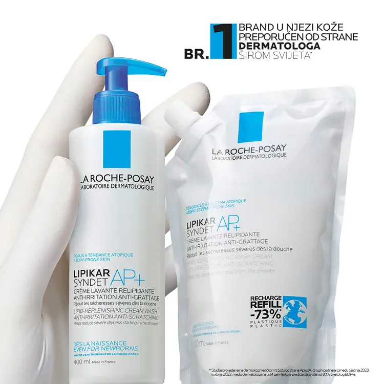 La Roche-Posay Lipikar Syndet AP+, REFILL 400 ml