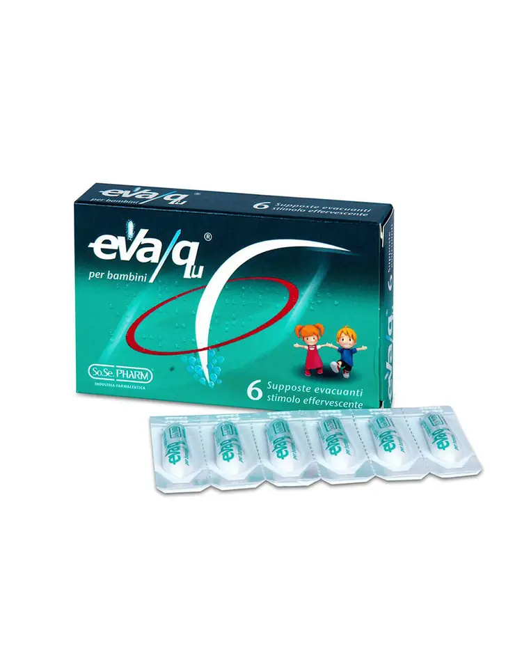 Eva/qu čepići za pražnjenje za djecu 6 čepića