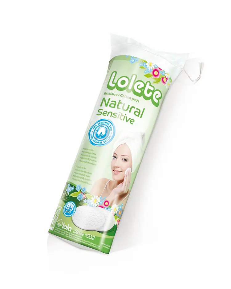 Lolete blazinice natural sensitive, 85 kom
